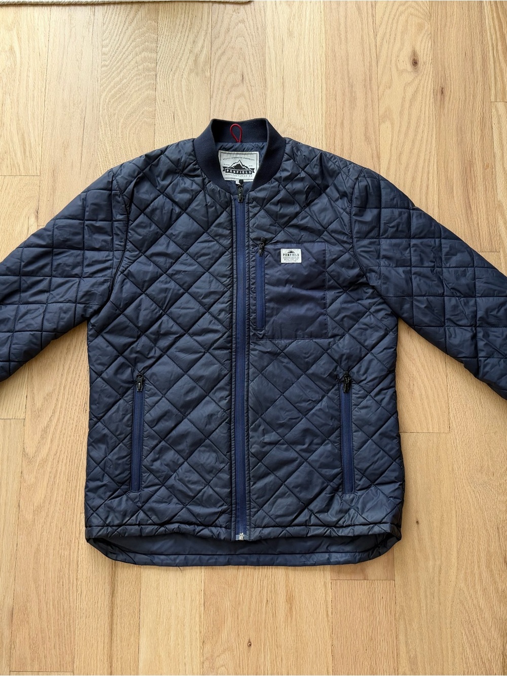 Penfield Quilted Puffer Jacket in Navy